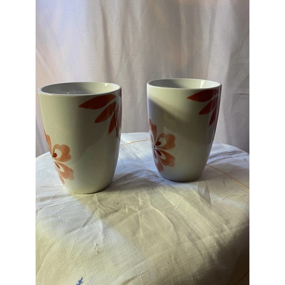 Set of Two (2) Corelle Coordinates Porcelain Square Mugs - Picture 3 of 13